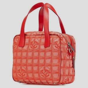 CHANEL Red Travel Line Bag